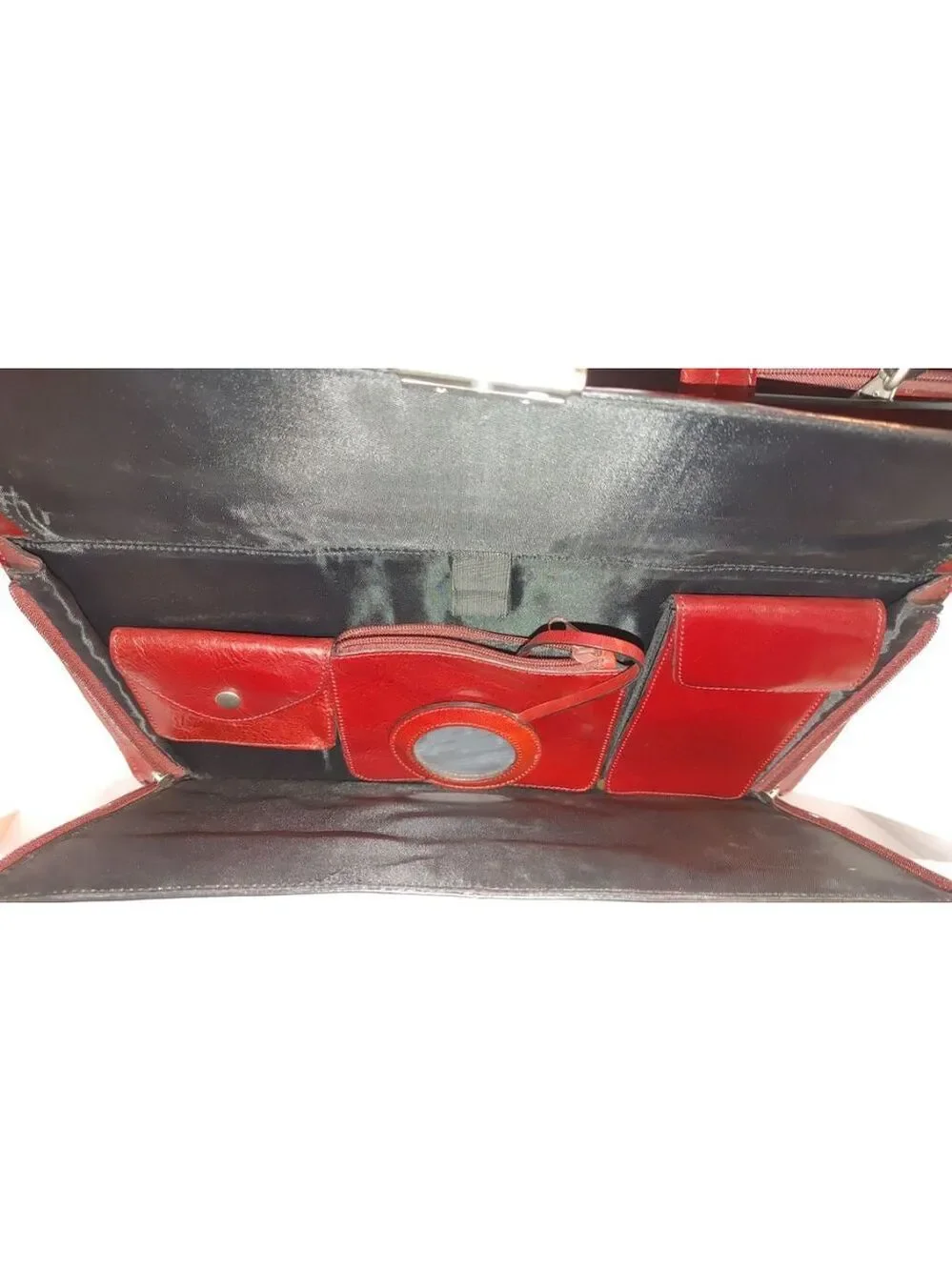 Vera Pelle Leather Laptop Attache Case
